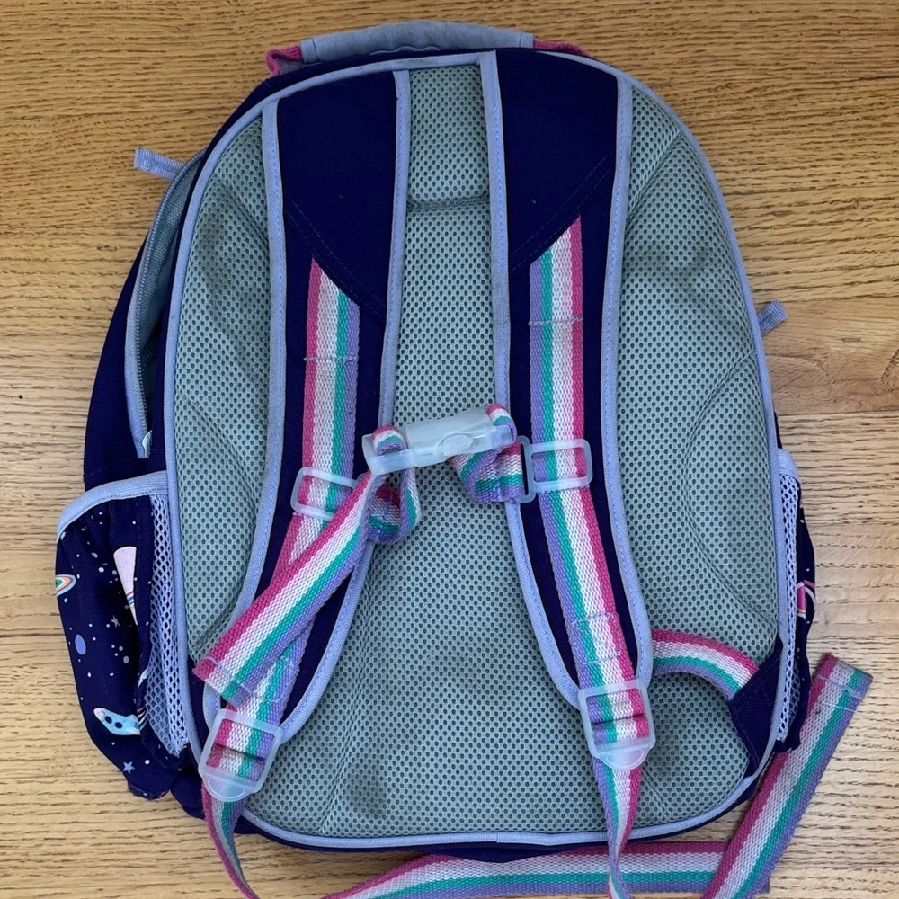 PBK Mackenzie Rainbow Heart Galaxy Glow-in-the-Dark Backpacks